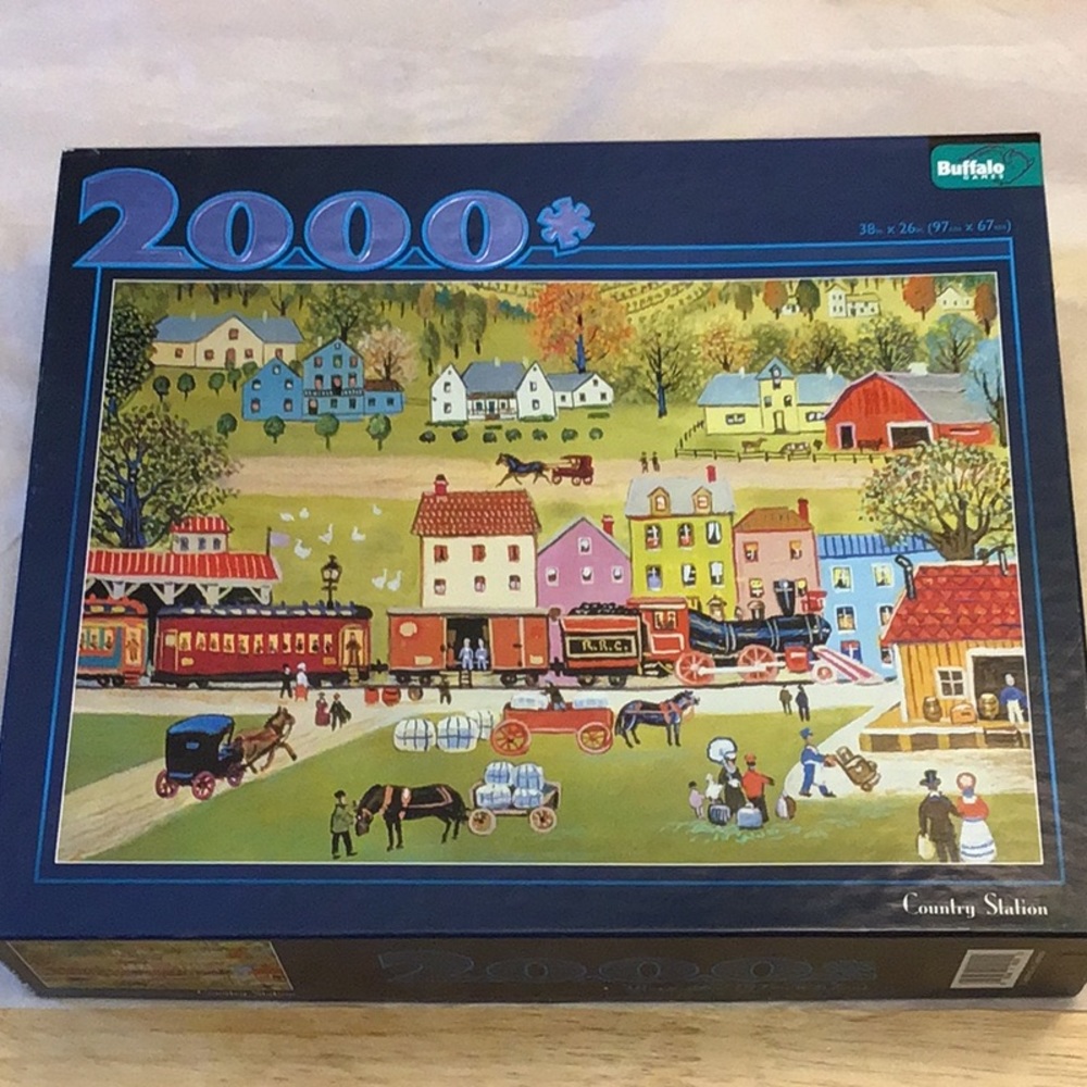 Buffalo Games Country Station 2000 pc puzzle USA